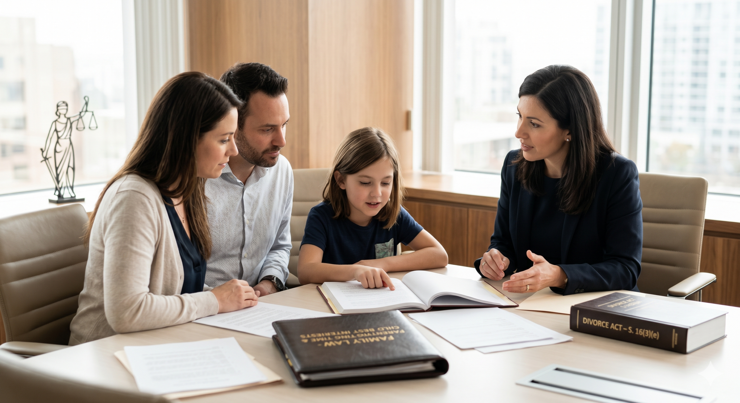 child choice parenting time Canada age